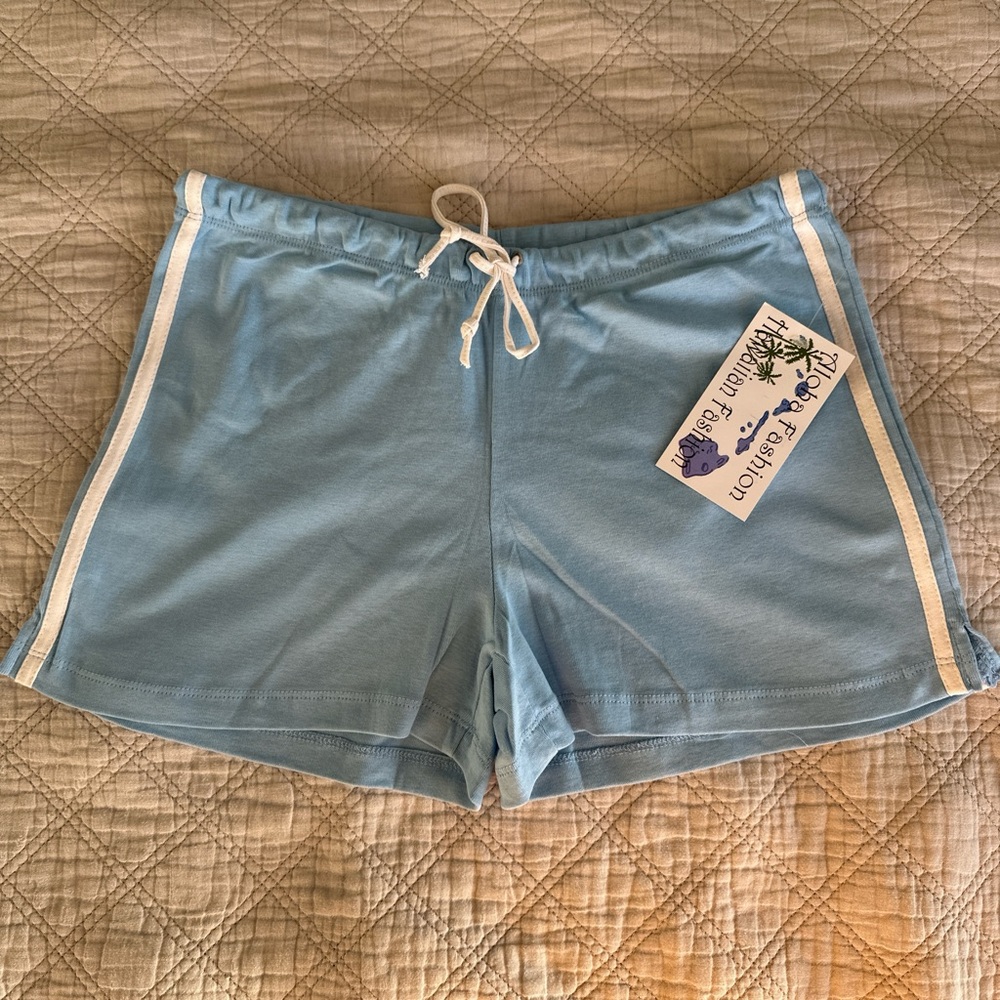 1/3 Y2k “Hawaii” embroidered ringer/dolphin shorts